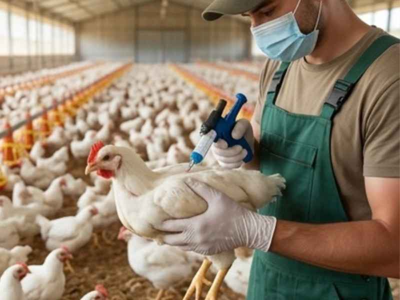 Vaccination Schedule for Broiler Chickens | Today's Chicken 6 injection broiler vaccination